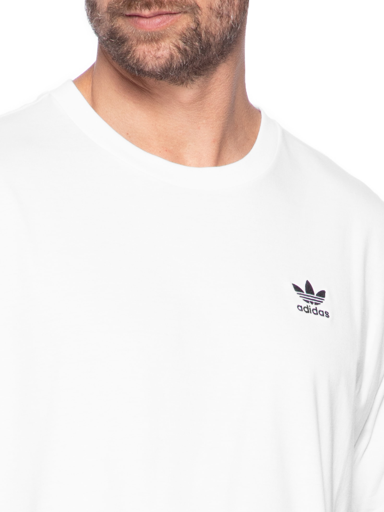 Camiseta Masculina Essentials Os Branco Adidas Originals