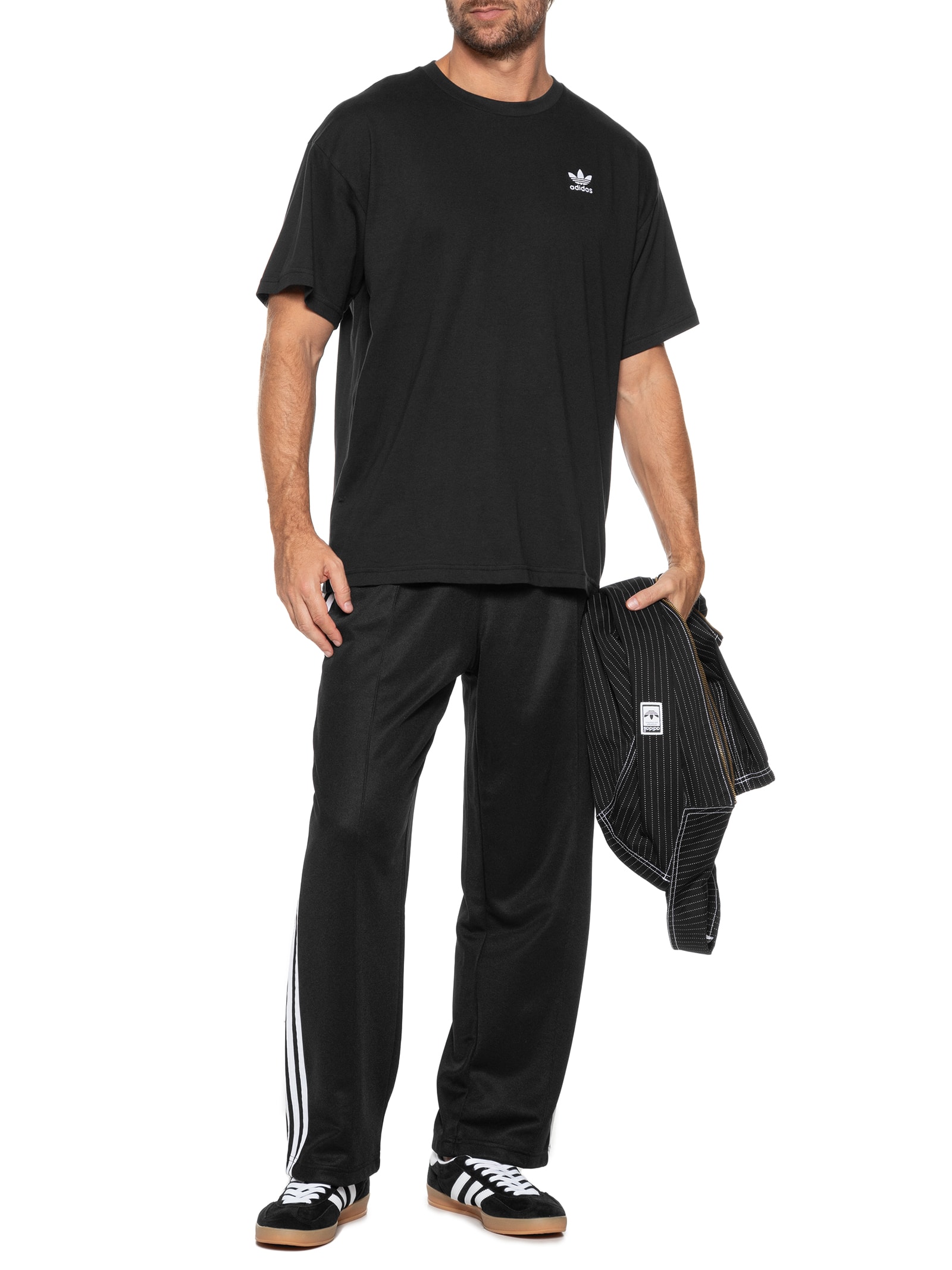 Adidas Originals Camiseta Masculina Essentials Os Preto