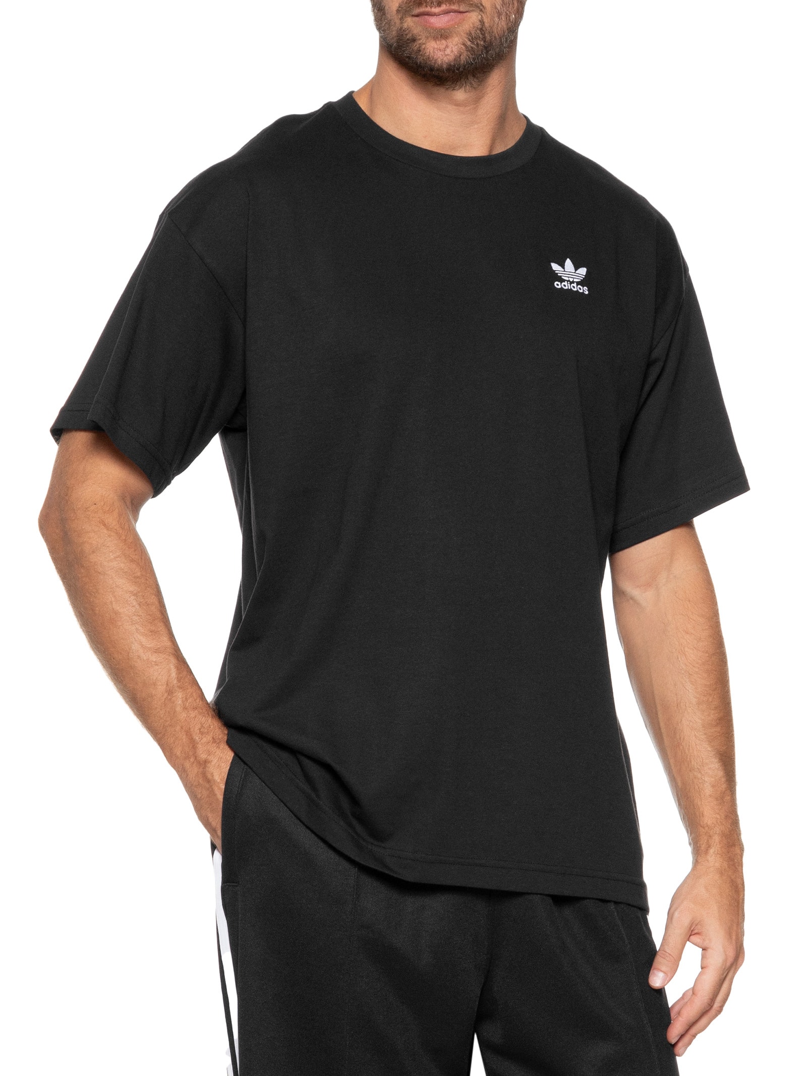 Camiseta Masculina Essentials Os Preto Adidas Originals