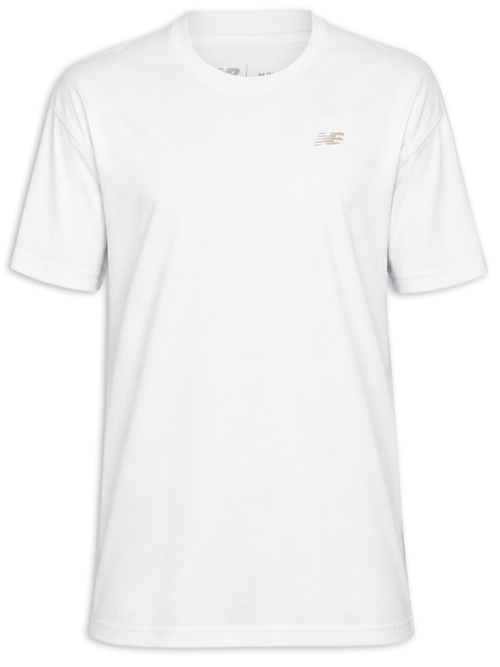 Camiseta Masculina Essentials Sl Branco New Balance