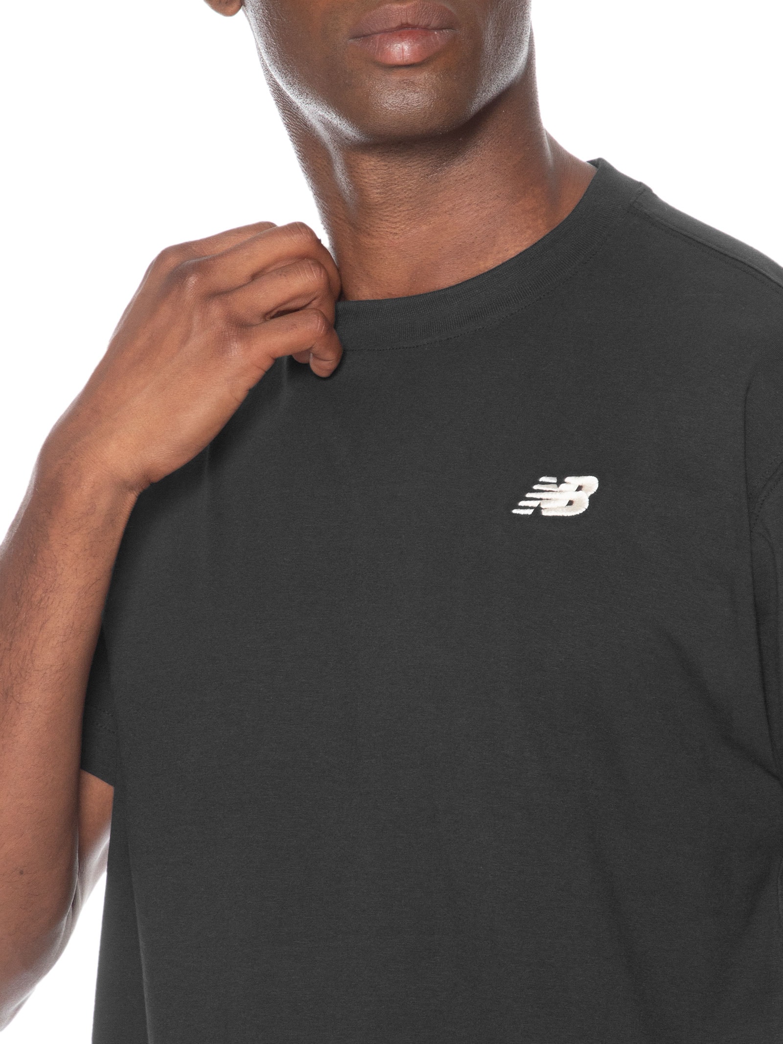 Camiseta Masculina Essentials Sl Preto New Balance