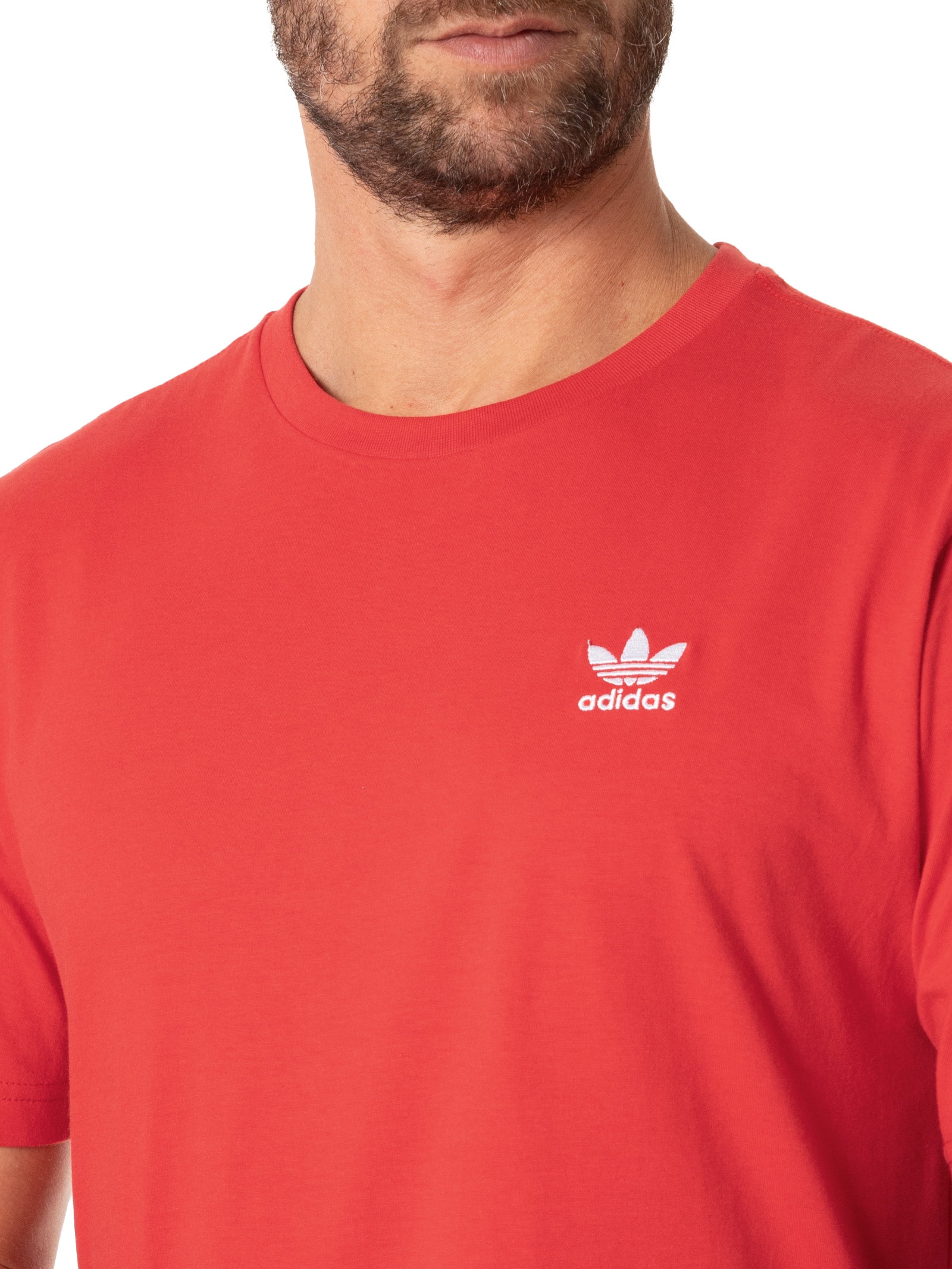 Adidas Originals - Camiseta Masculina Essentials - Vermelho