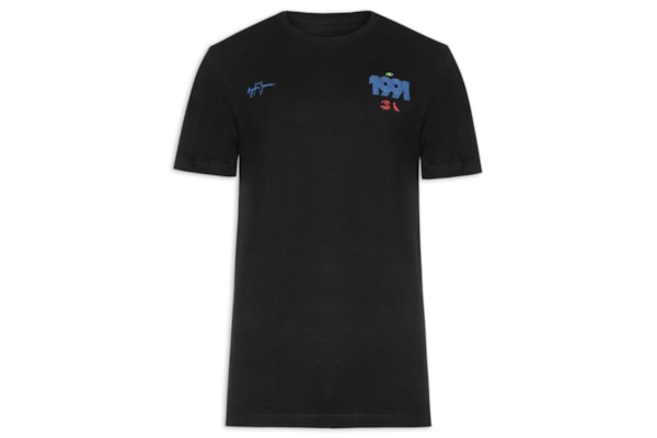 Camiseta Masculina Est 1991 Senna - Preto