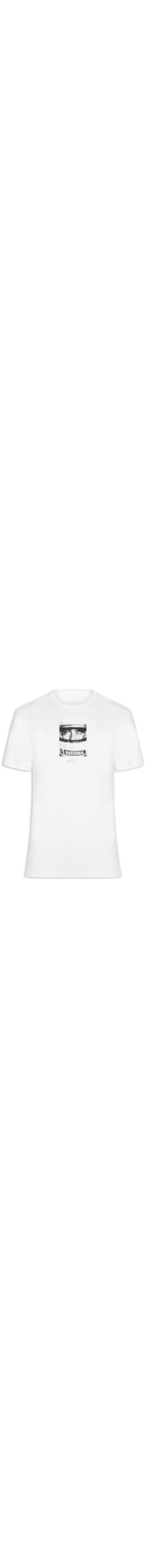 Camiseta Masculina Est Race Master Senna - Branco