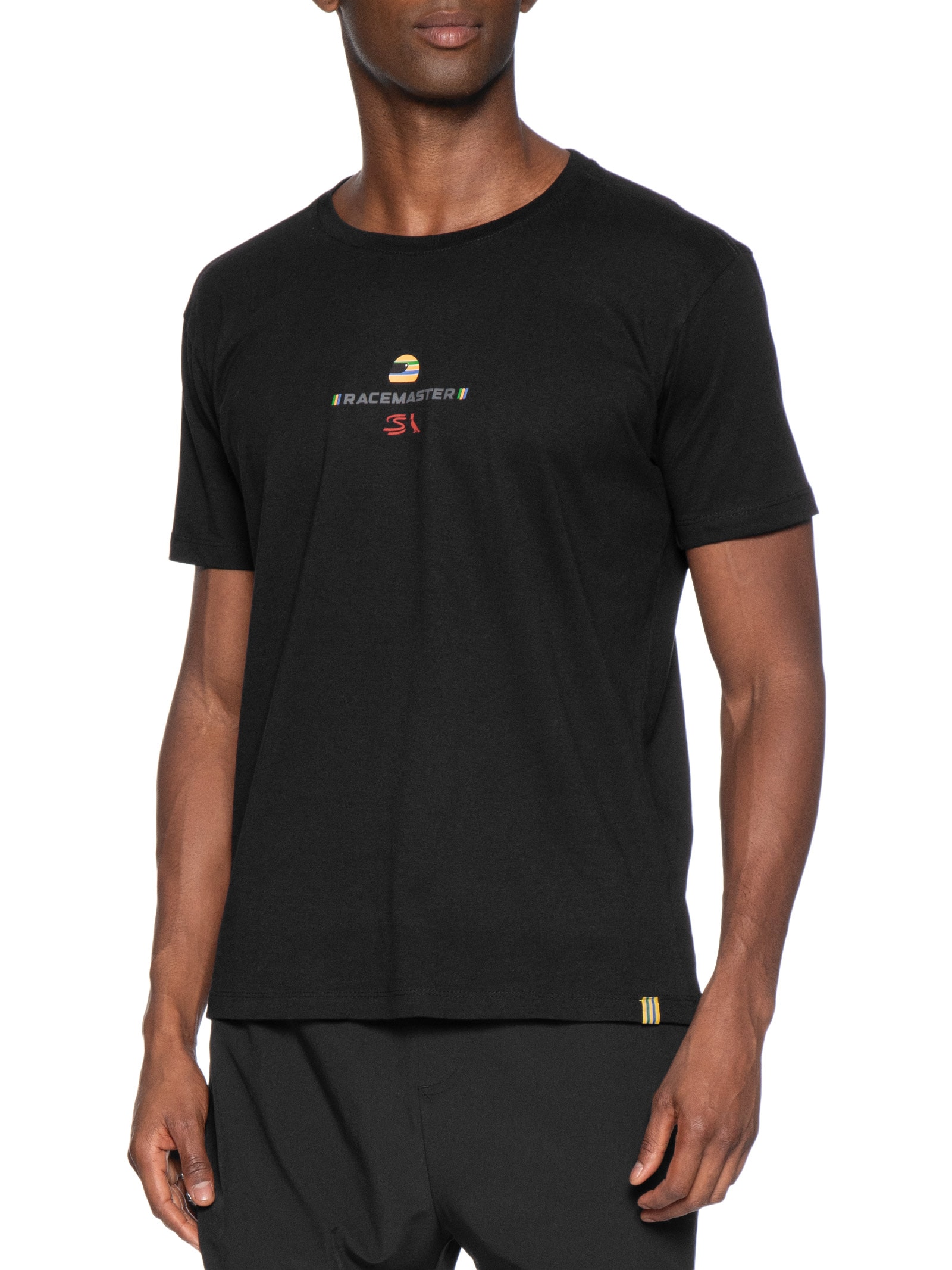 Camiseta Masculina Est Race Master Senna Preto Reserva
