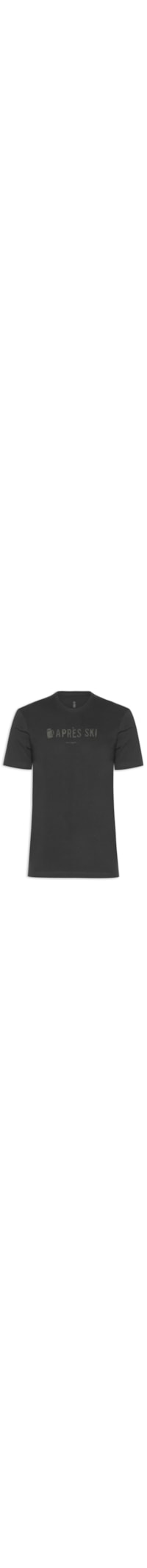 Camiseta Masculina Estampa Aprés Ski - Preto