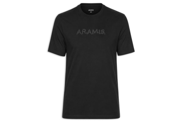 Camiseta Masculina Estampa Aramis Code – Preto