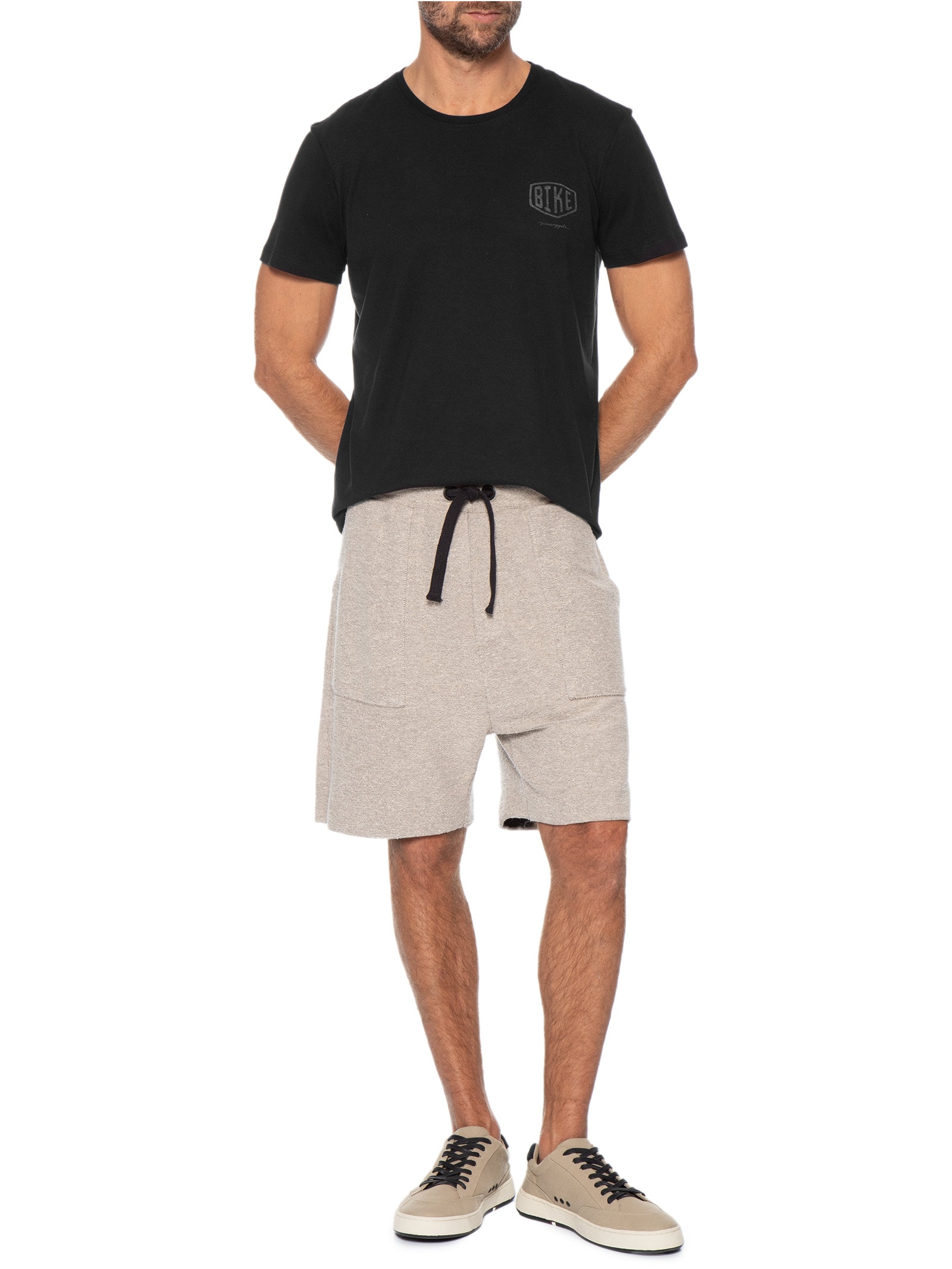 Camiseta Masculina Estampa Bike Preto Pineapple