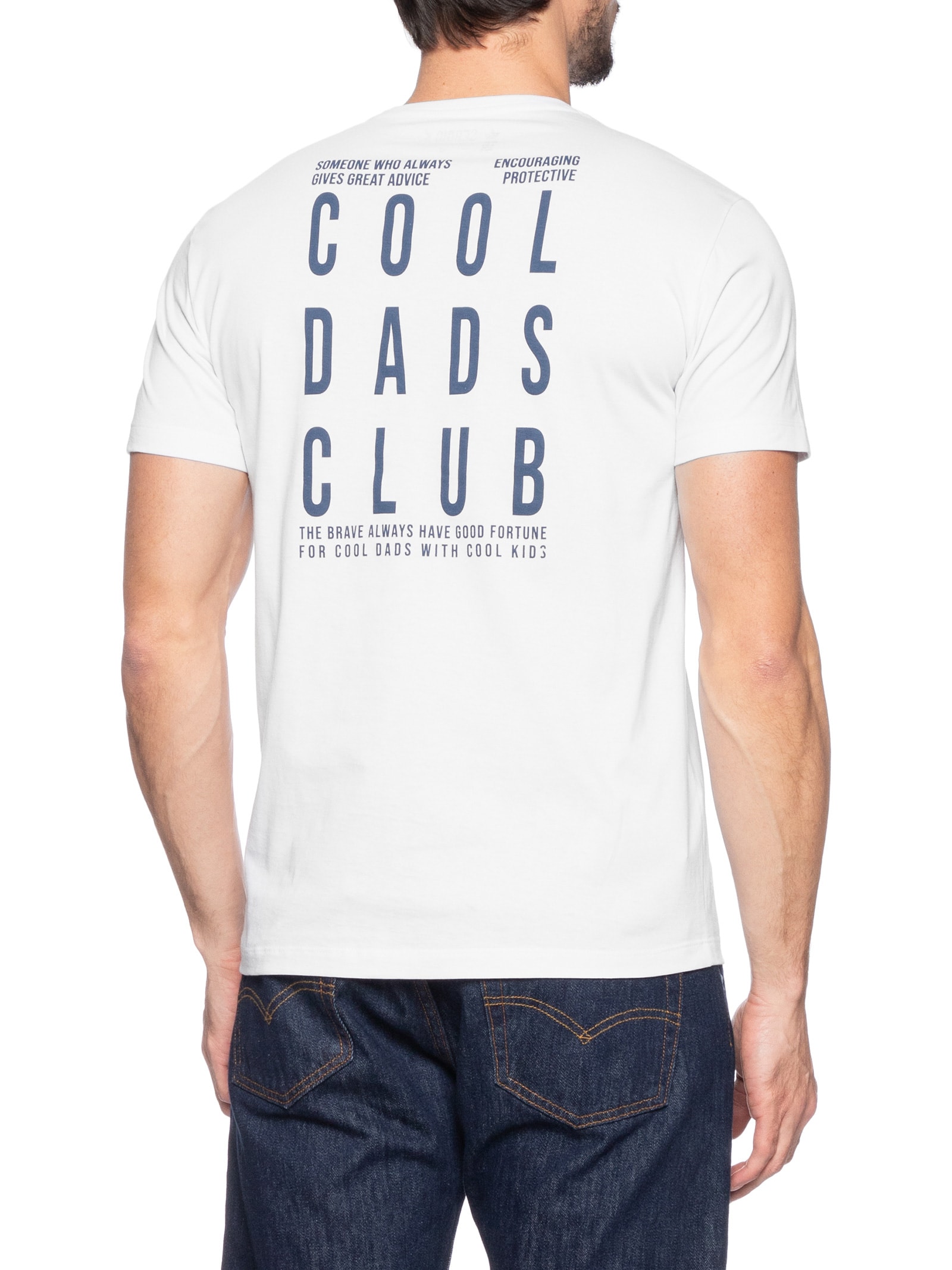 Camiseta Masculina Estampa Cool Dads Branco  Sergio K