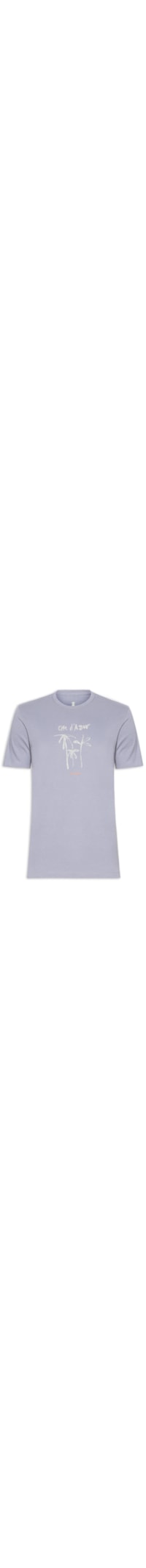 Camiseta Masculina Estampa Cote D'azur - Azul