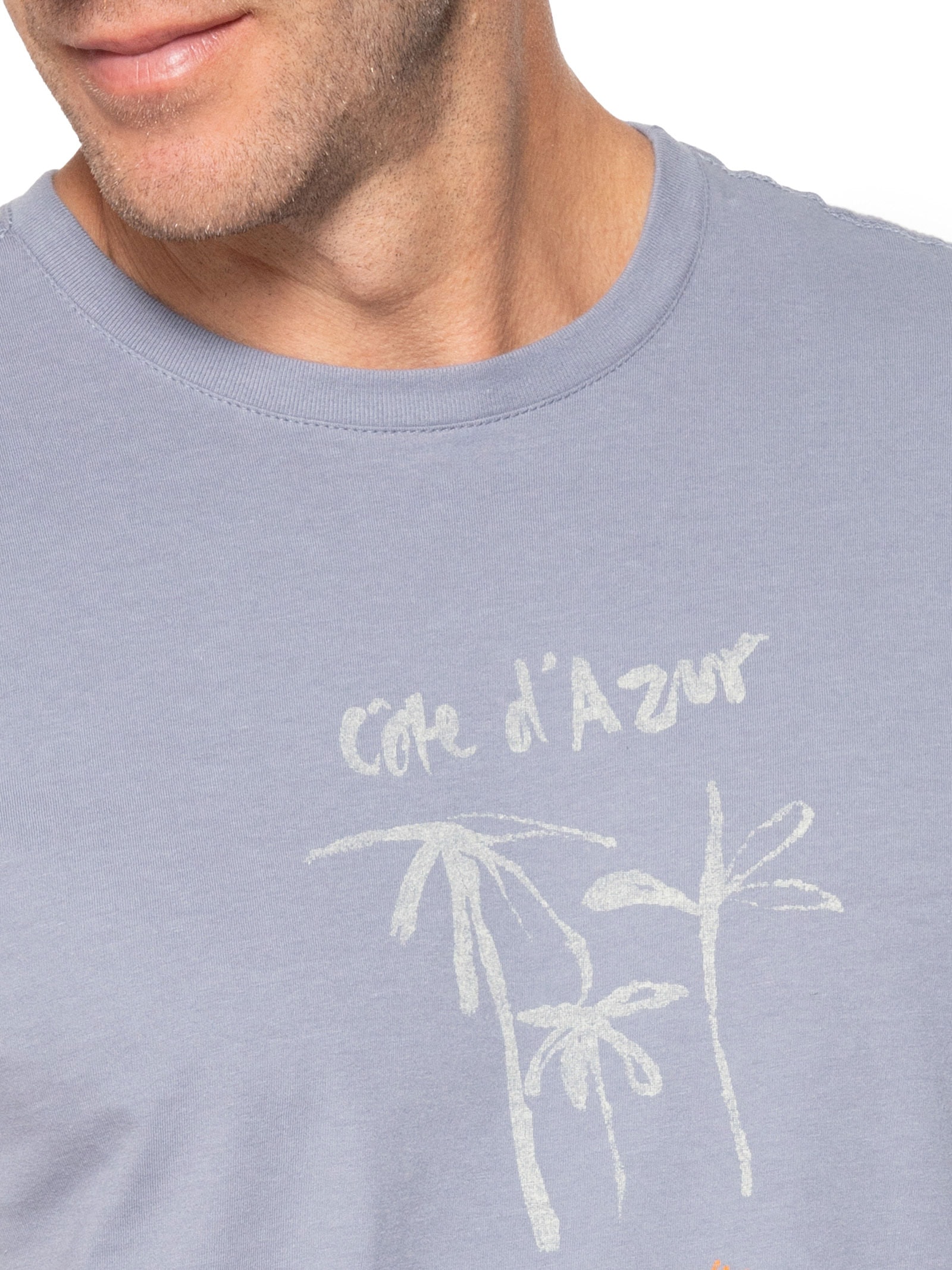 Pineapple - Camiseta Masculina Estampa Cote D'azur - Azul