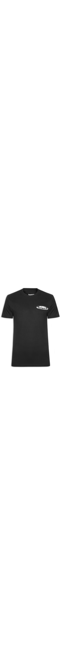 Camiseta Masculina Estampa De Prancha - Preto