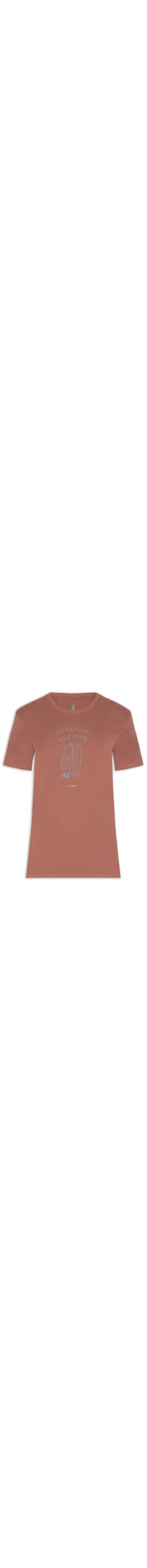 Camiseta Masculina Estampa Everyday Surf - Marrom