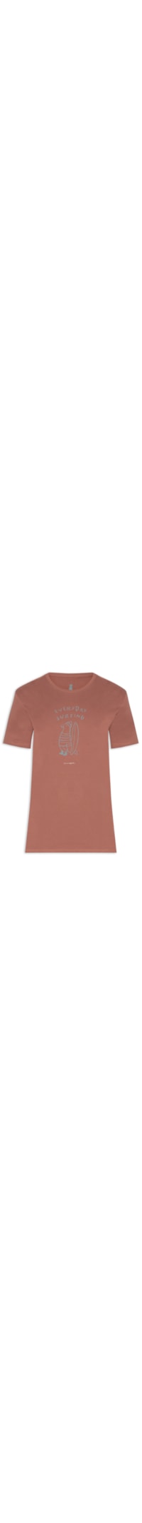 Camiseta Masculina Estampa Everyday Surf - Marrom