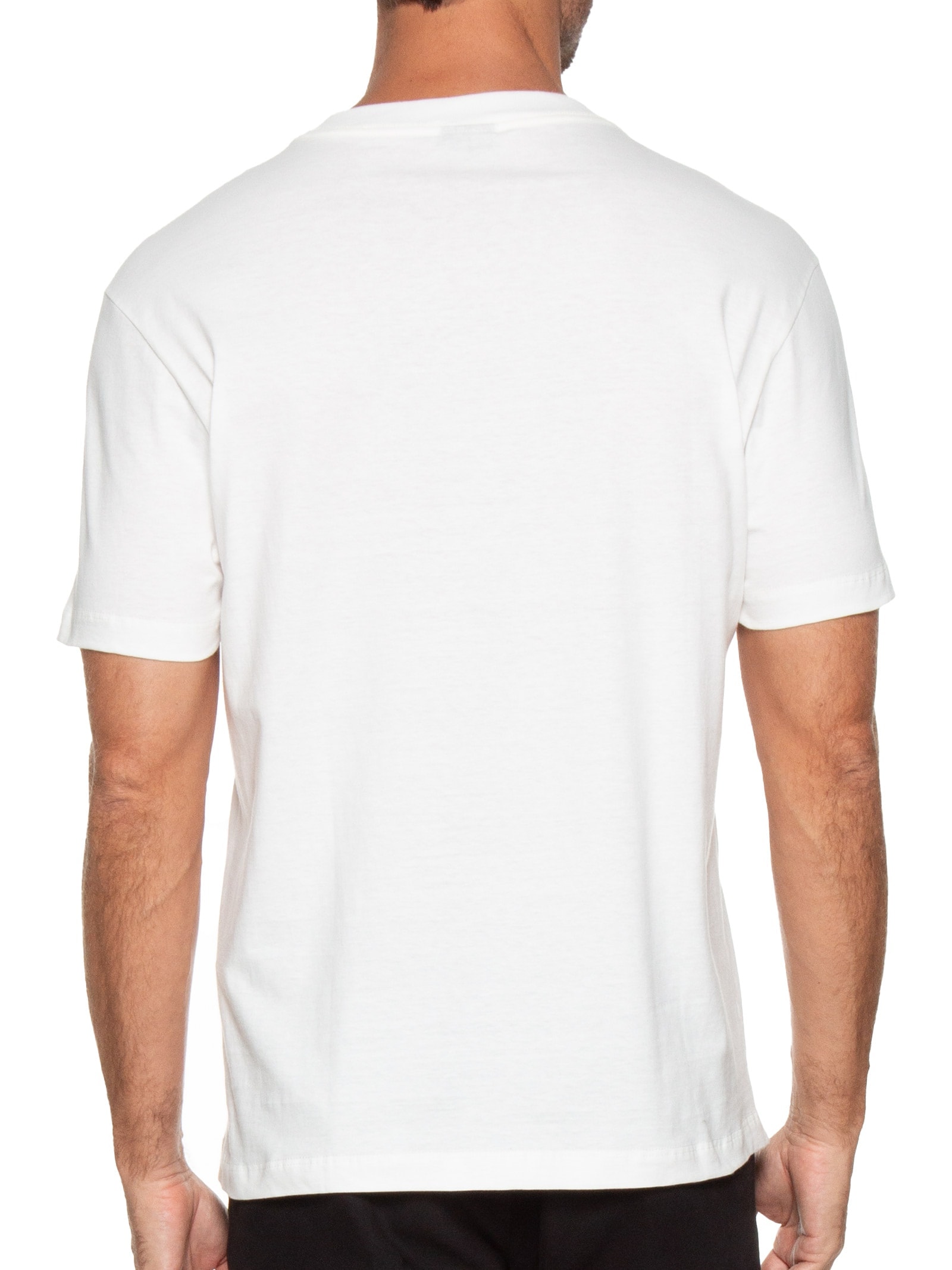 Camiseta Masculina Estampa Globe Branco Aramis