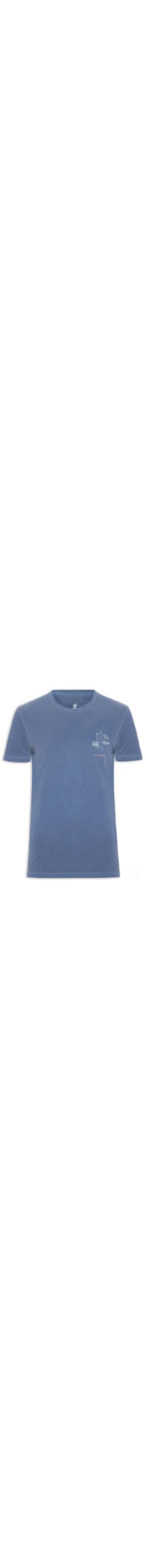 Camiseta Masculina Estampa Let's Jazz - Azul