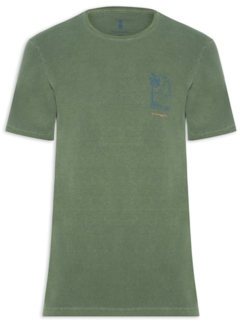 Camiseta Masculina Estampa Long Boards – Verde