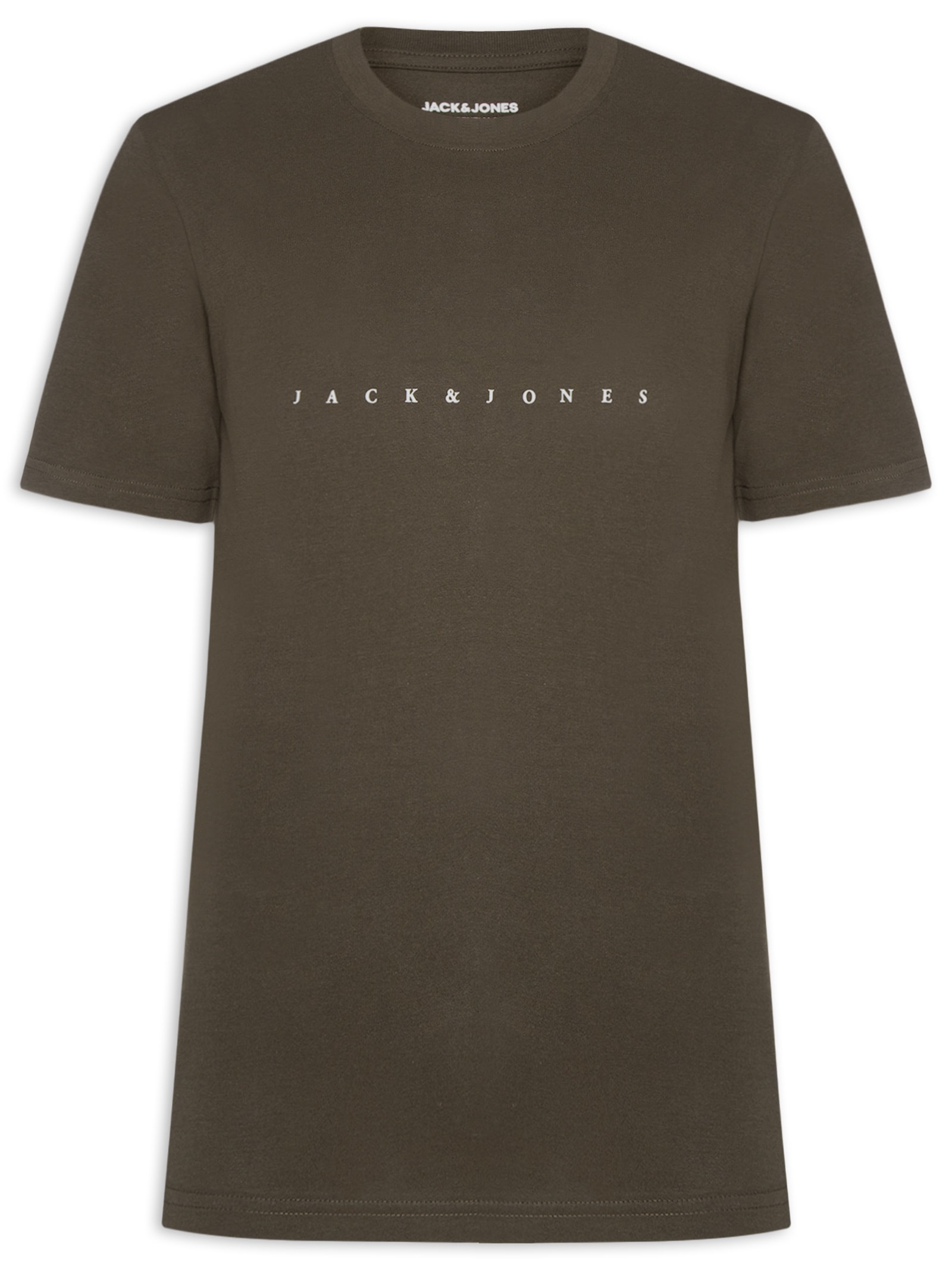Camiseta Masculina Estampa Marrom Jack & Jones