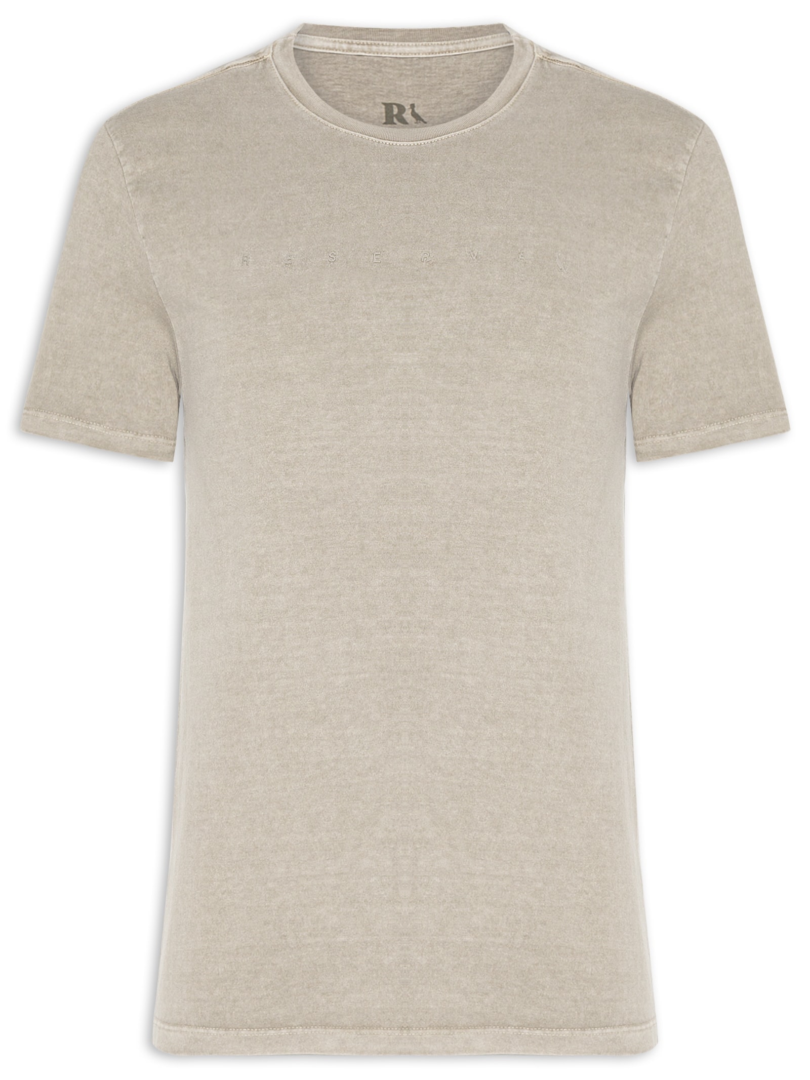 Camiseta Masculina Estampa Minimal Peito Cinza Reserva