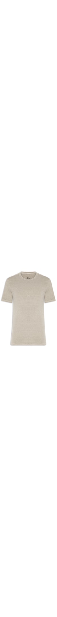 Camiseta Masculina Estampa Minimal Peito - Cinza