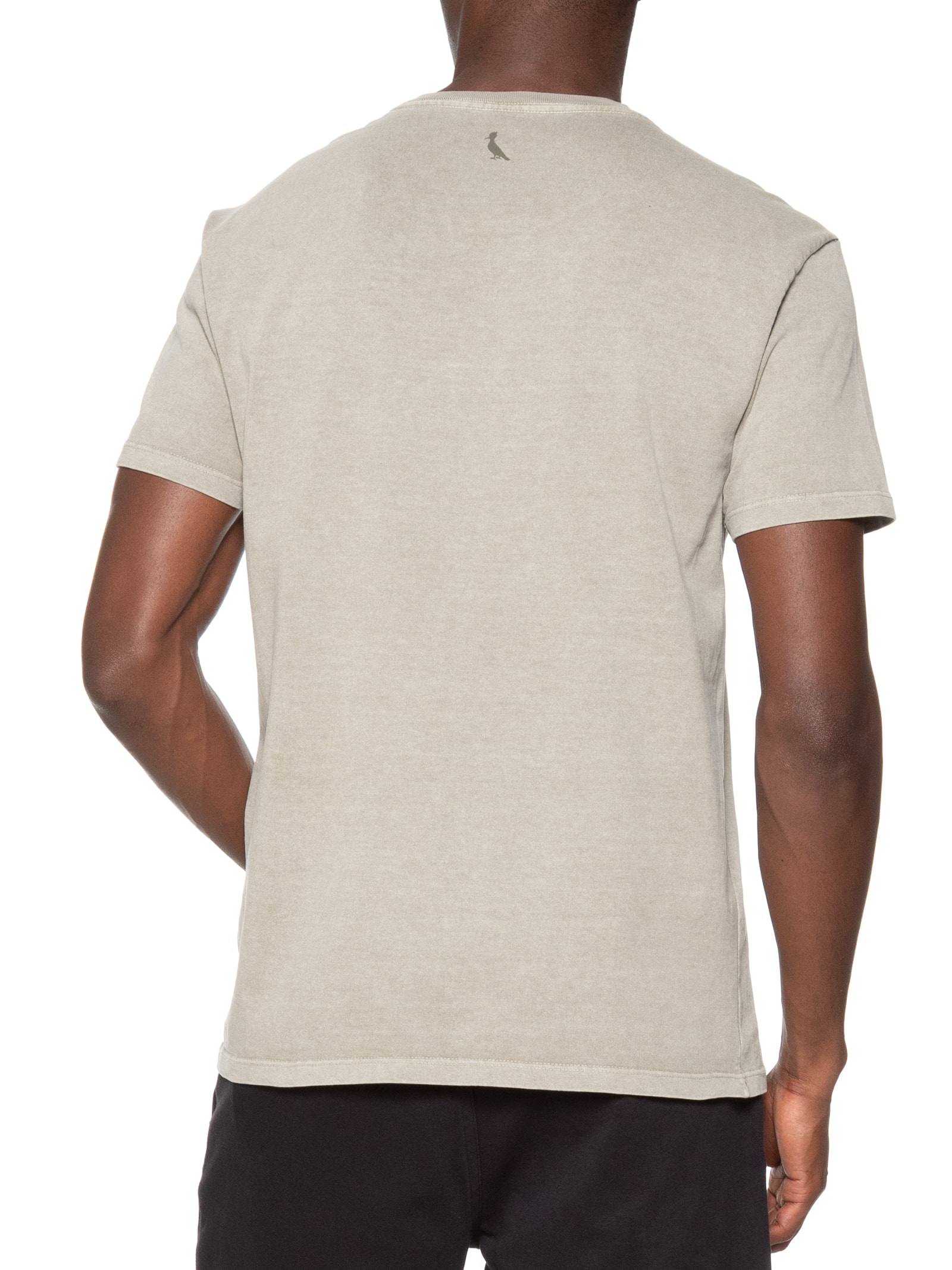 Camiseta Masculina Estampa Minimal Peito Cinza Reserva