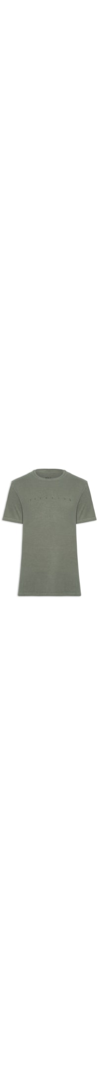 Camiseta Masculina Estampa Minimal Peito - Verde