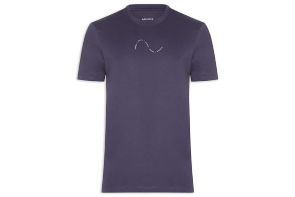 Camiseta Masculina Estampa Onda (PA) - Azul