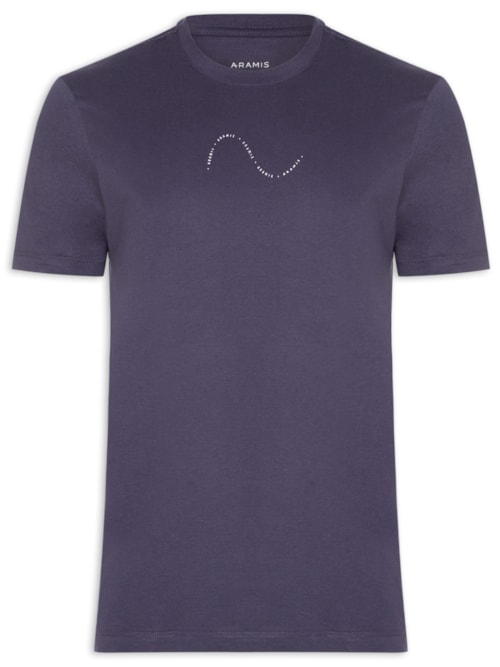 Camiseta Masculina Estampa Onda (PA) – Azul