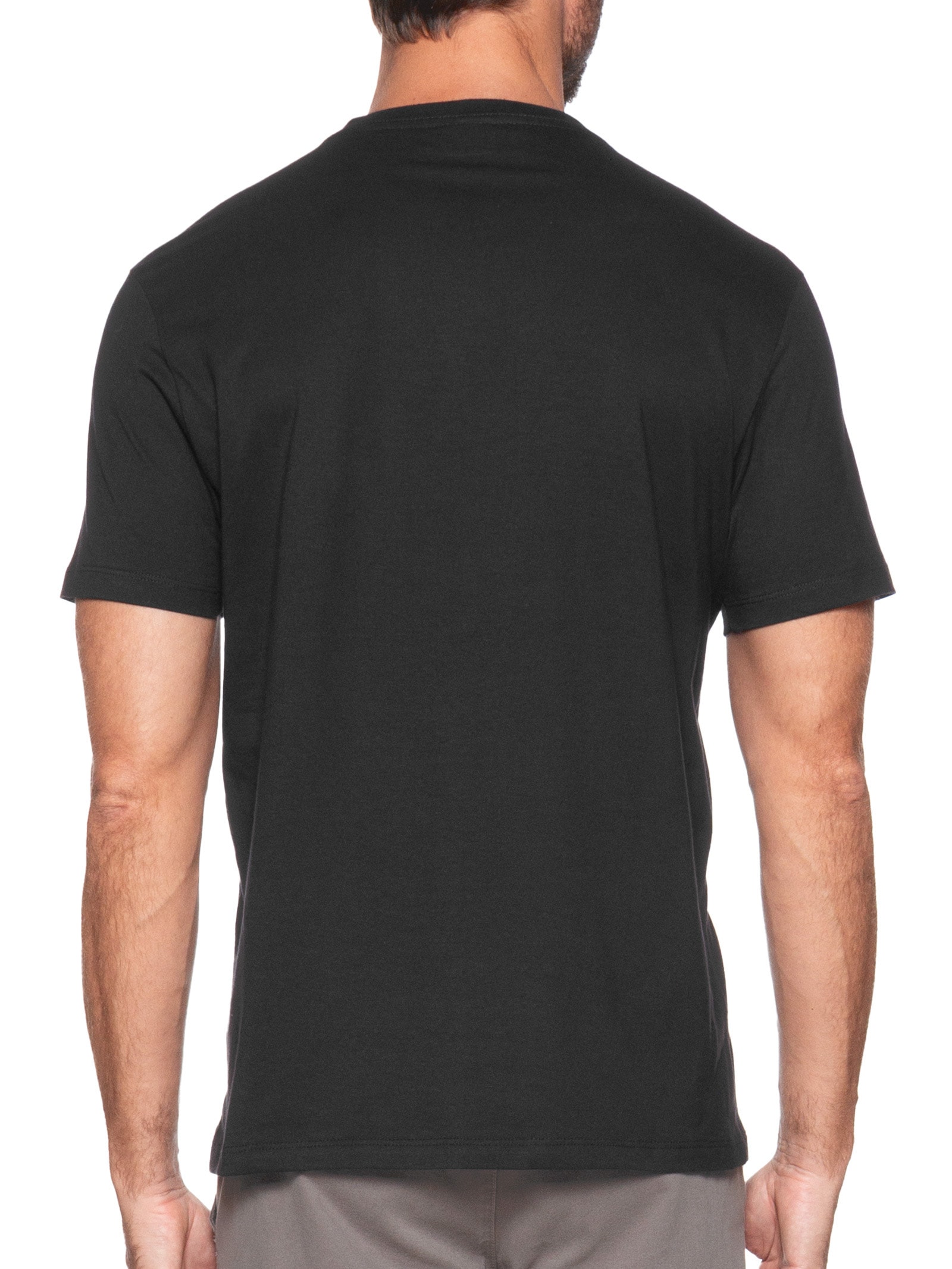 Camiseta Masculina Estampa Outline Red Line Preto Aramis