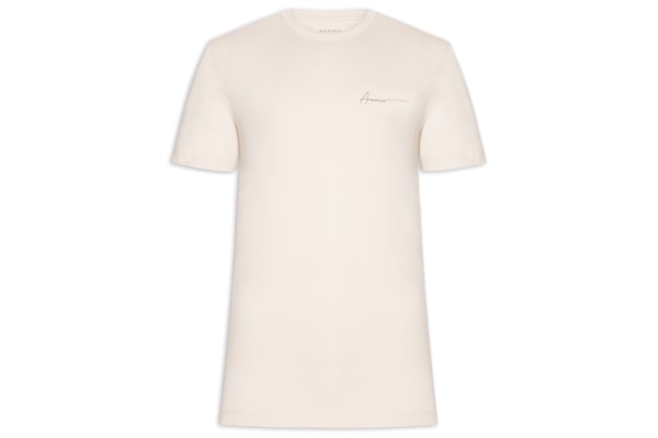 Camiseta Masculina Estampa (PA) - Bege