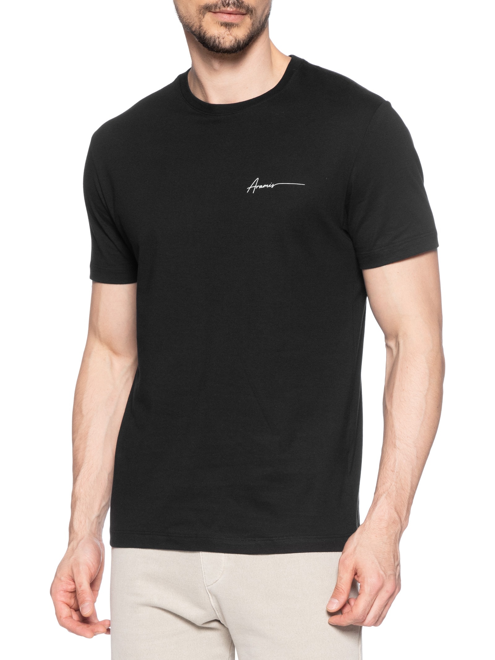 Camiseta Masculina Estampa (PA) Preto Aramis
