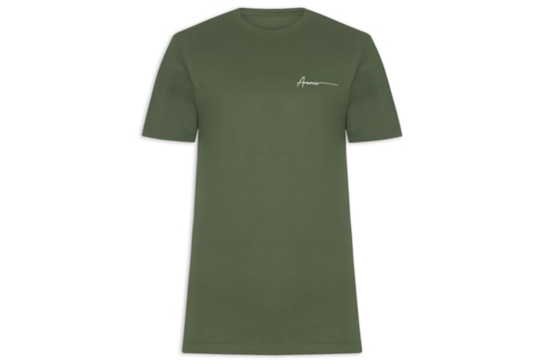 Camiseta Masculina Estampa (PA) - Verde