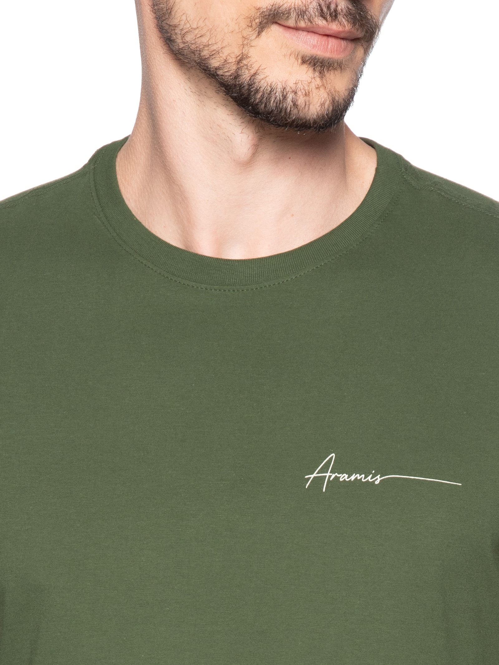 Camiseta Masculina Estampa (PA) Verde Aramis