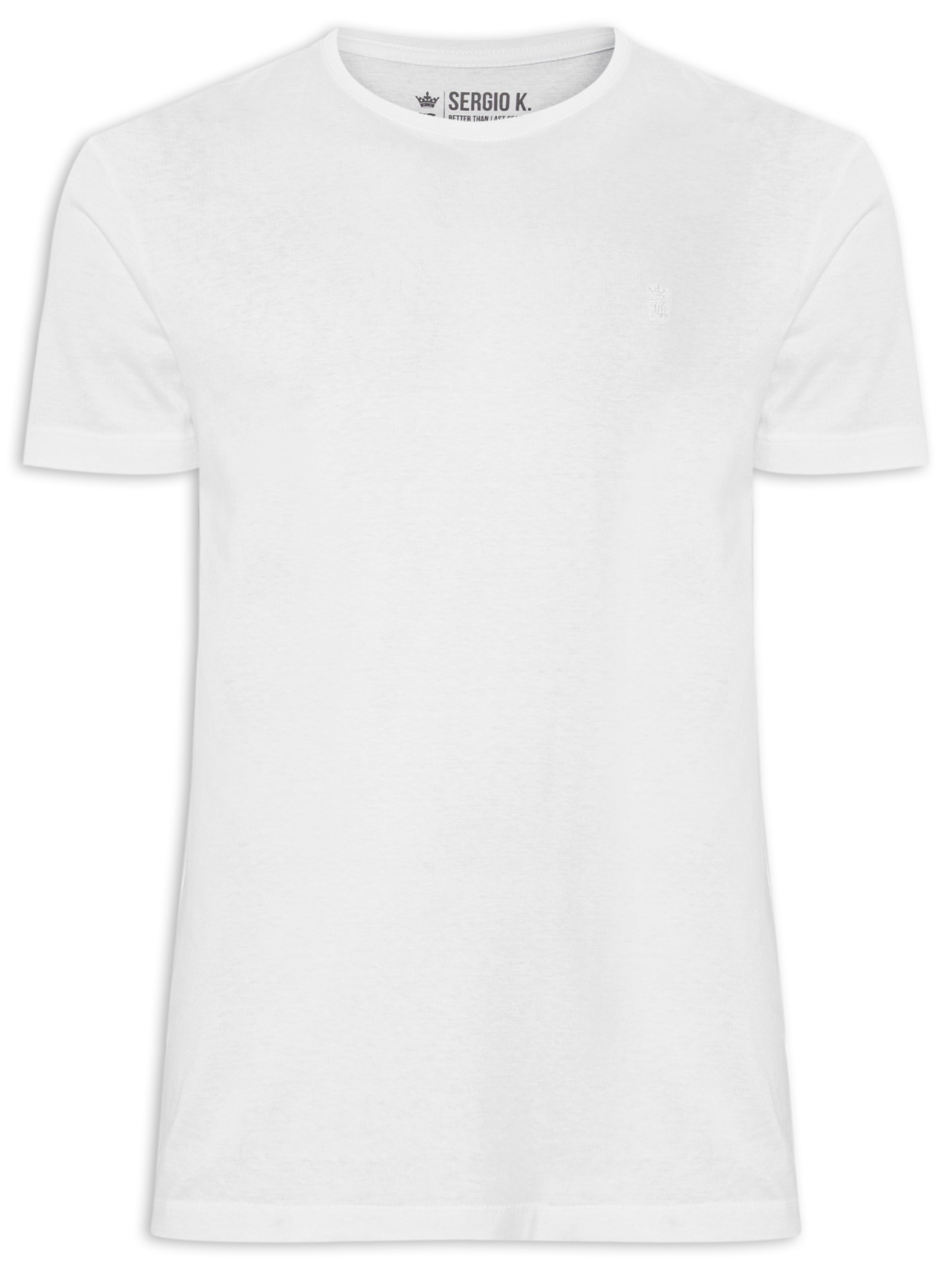 Camiseta Masculina Estampa Pedal Studio Branco Sergio K