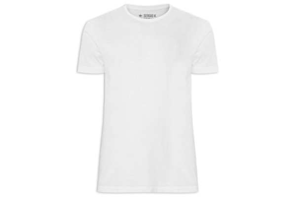 Camiseta Masculina Estampa Pedal Studio – Branco