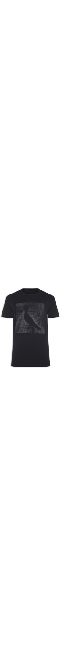 Camiseta Masculina Estampa Pica Pau Hi-Tech Pinos - Preto