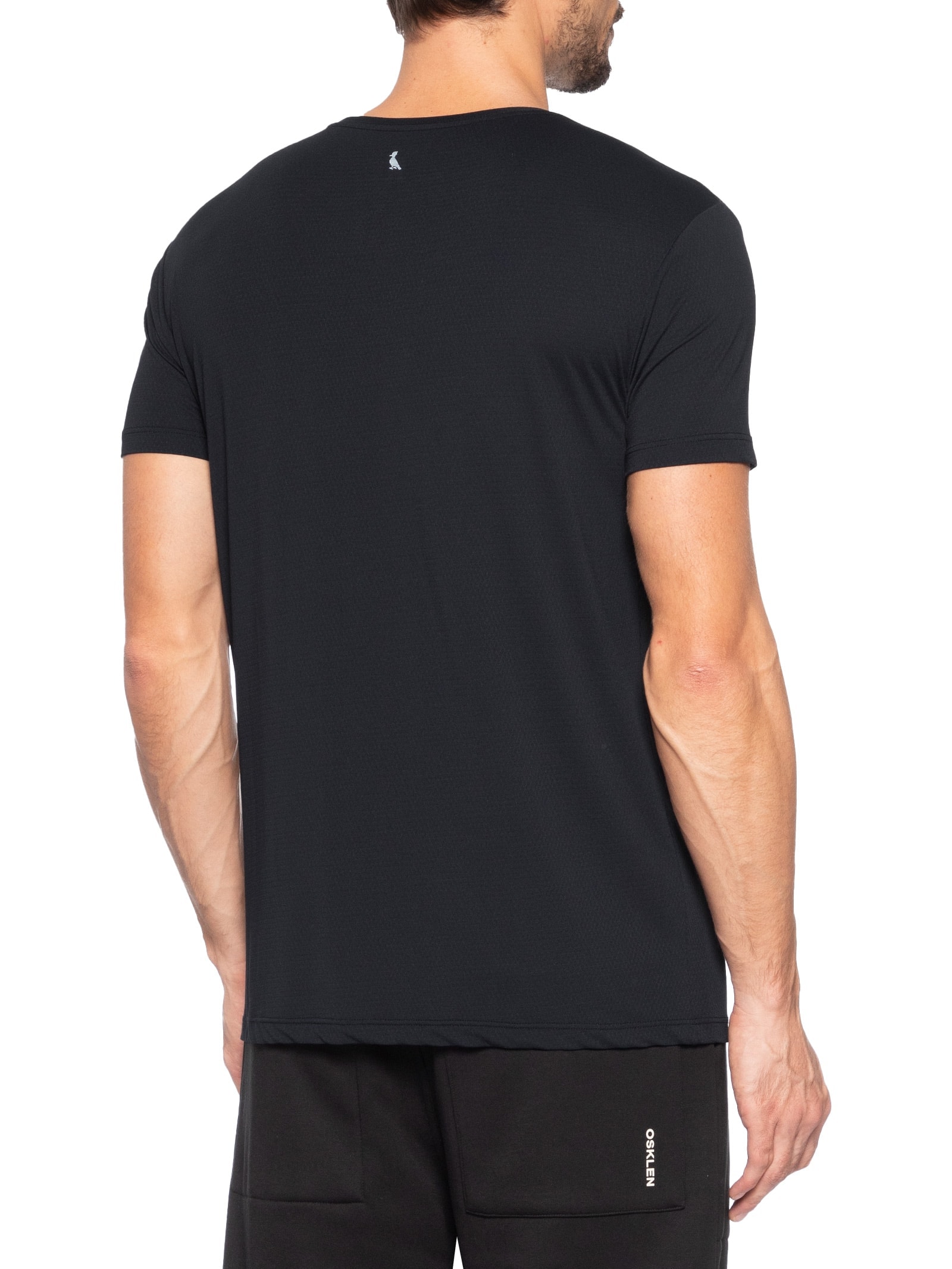 Camiseta Masculina Estampa Pica Pau Hi-Tech Pinos Preto Reserva