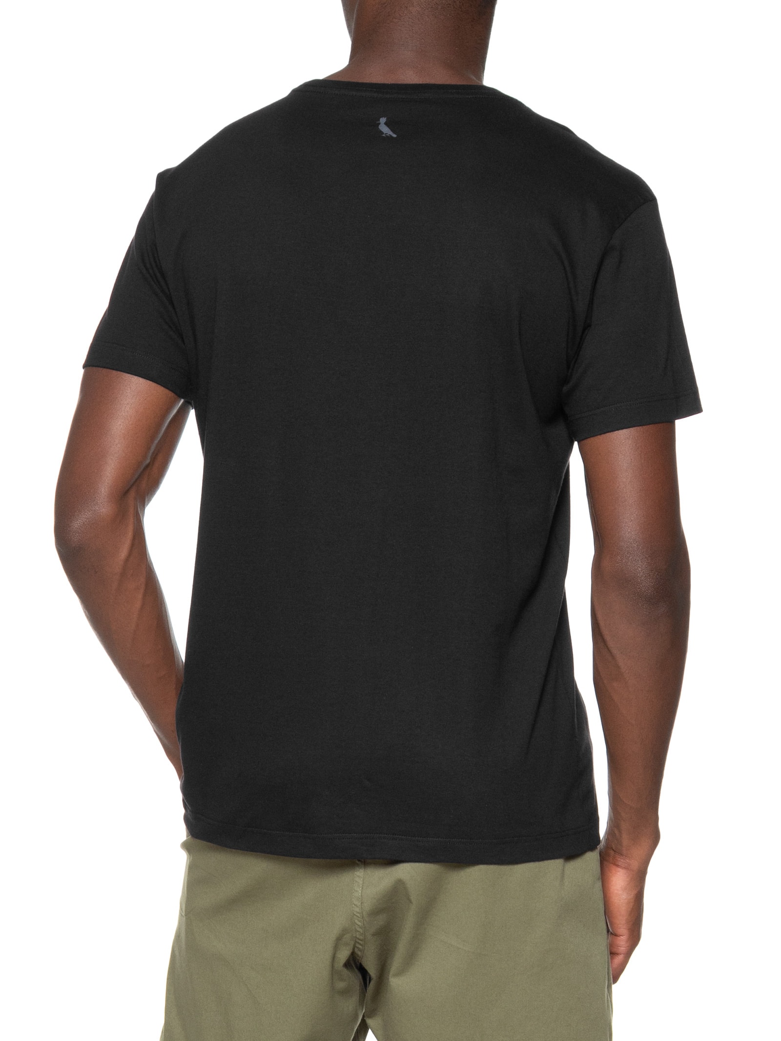 Camiseta Masculina Estampa Pica Pau Linhas Preto Reserva