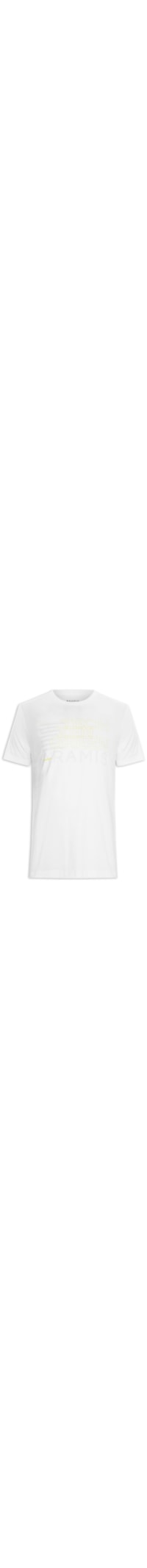 Camiseta Masculina Estampa Pilares - Branco