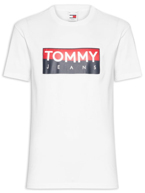 Camiseta Masculina Estampa Regular Fit em Algodão – Branco