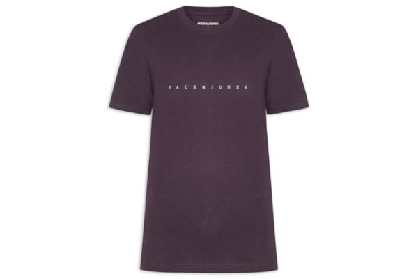 Camiseta Masculina Estampa - Roxo