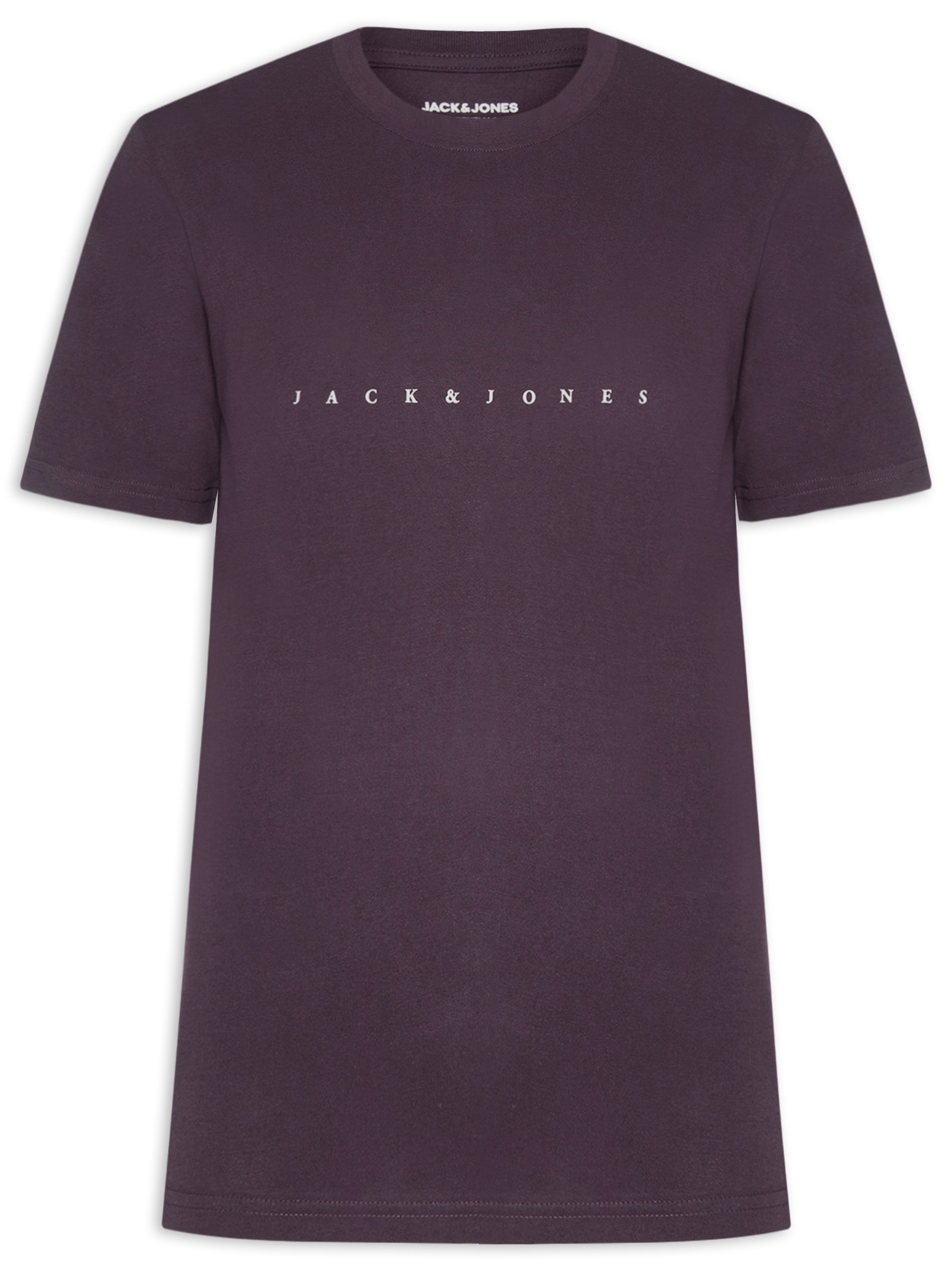 Camiseta Masculina Estampa Roxo Jack & Jones