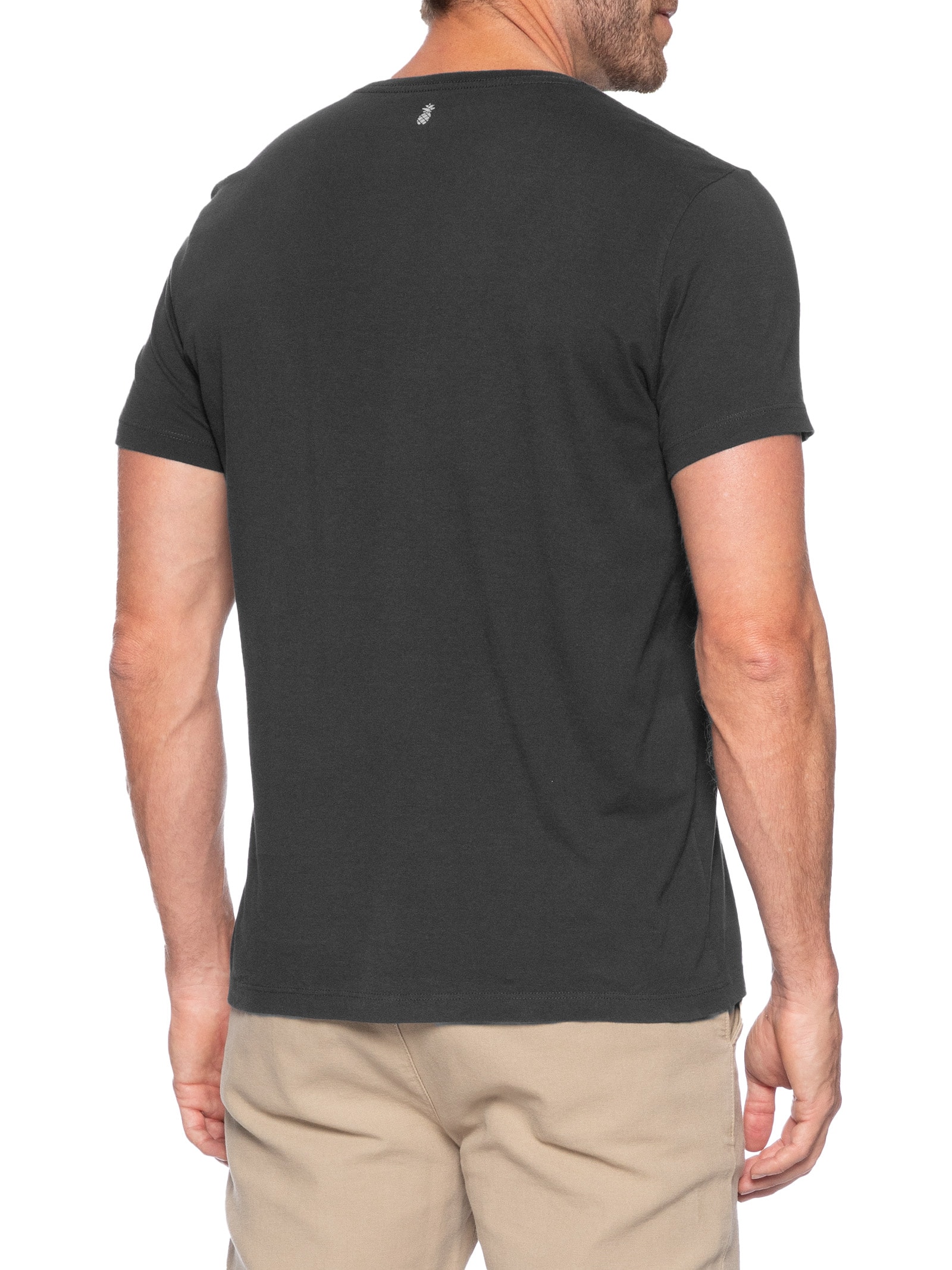 Camiseta Masculina Estampa Simple Life Preto Pineapple