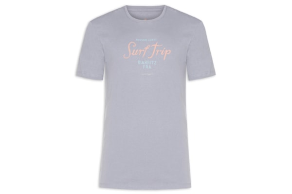 Camiseta Masculina Estampa Surf Trip - Azul