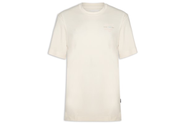 Camiseta Masculina Estampa Urban Edge Studio - Branco