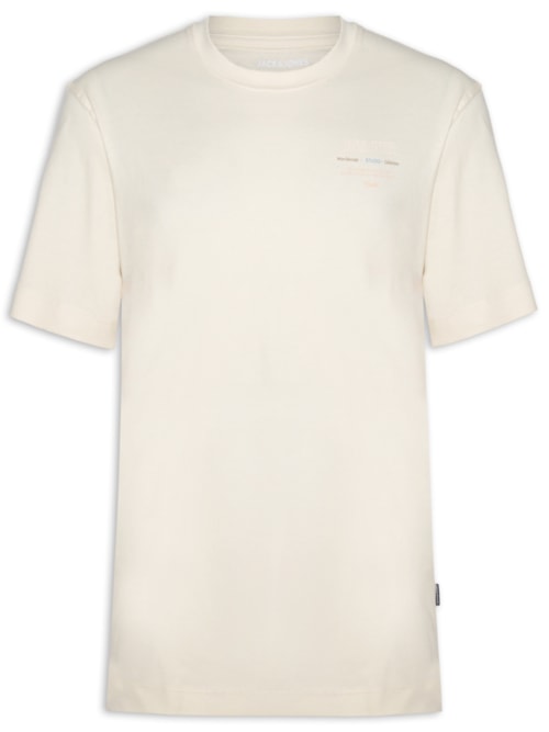 Camiseta Masculina Estampa Urban Edge Studio – Branco