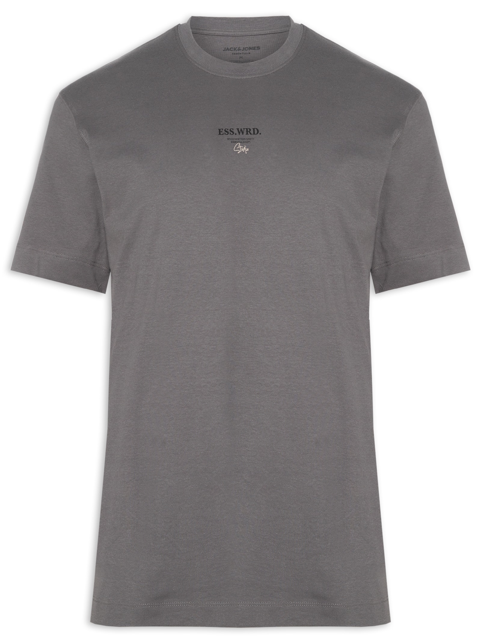 Camiseta Masculina Estampa Urban Edge Studio Cinza Jack & Jones