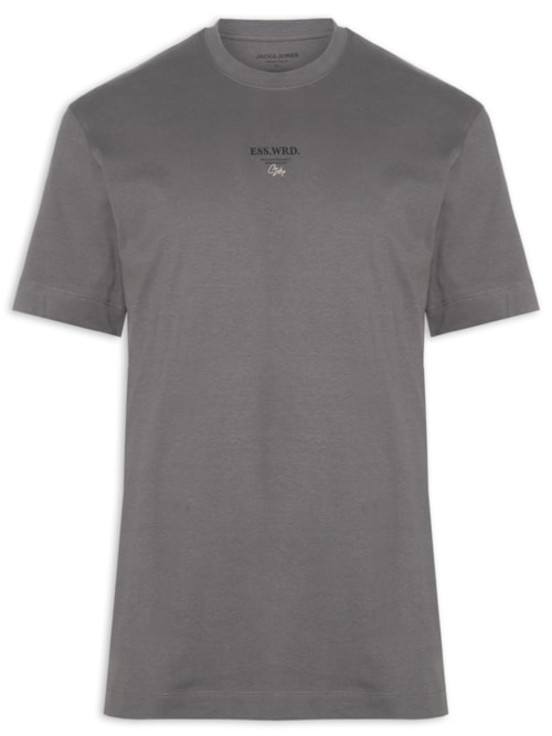 Camiseta Masculina Estampa Urban Edge Studio – Cinza
