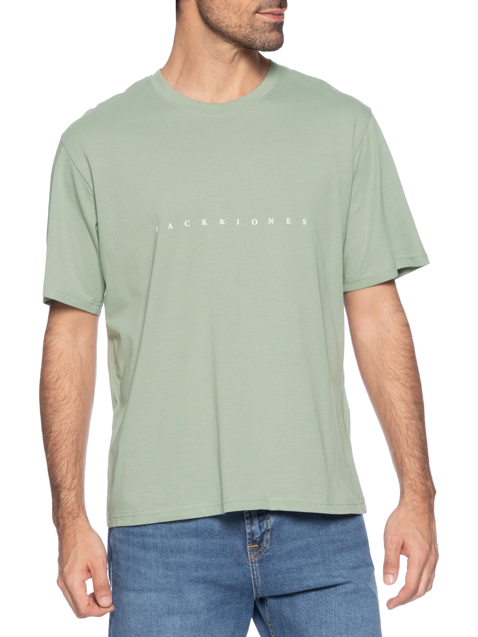 Camiseta Masculina Estampa Verde Jack & Jones