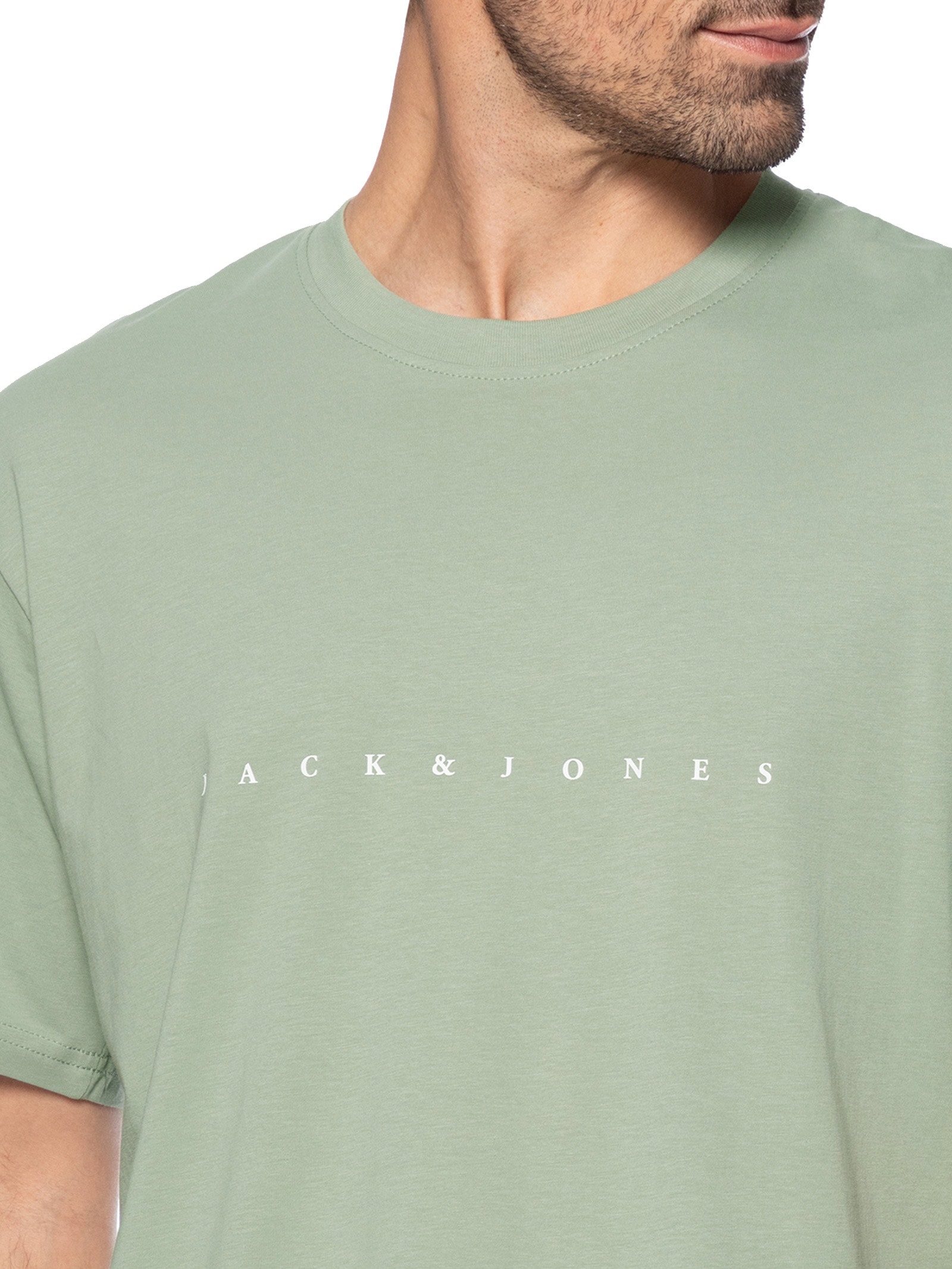 Camiseta Masculina Estampa Verde Jack & Jones